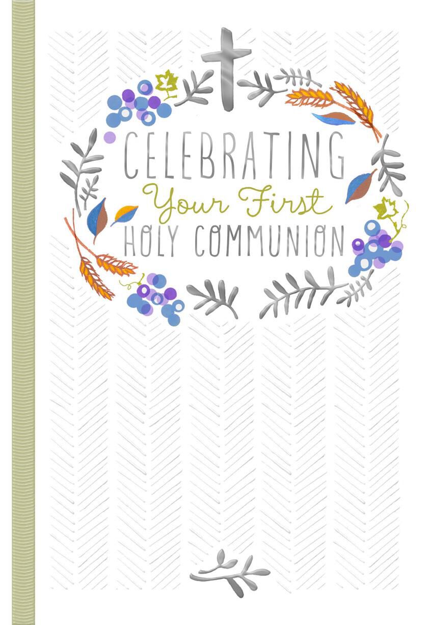 Silver Cross Very first Communion Card image regarding First Holy Communion Cards Printable Free identify Silver Cross Very first Communion Card